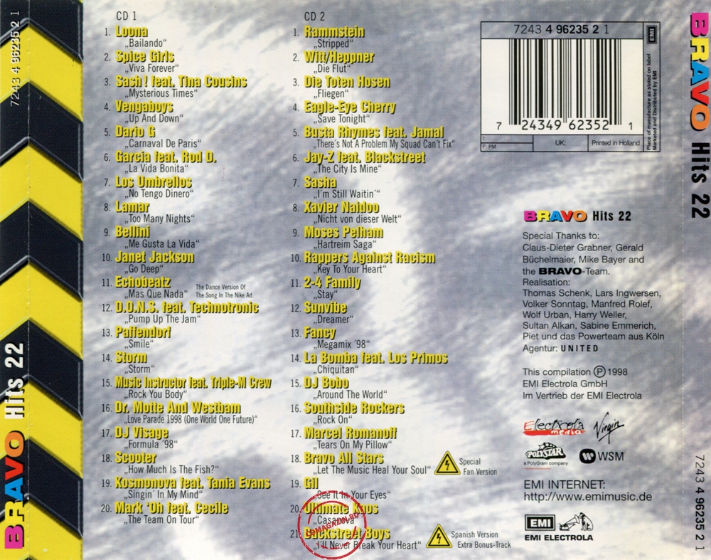 Audio CD: VA Bravo Hits (1998) 22