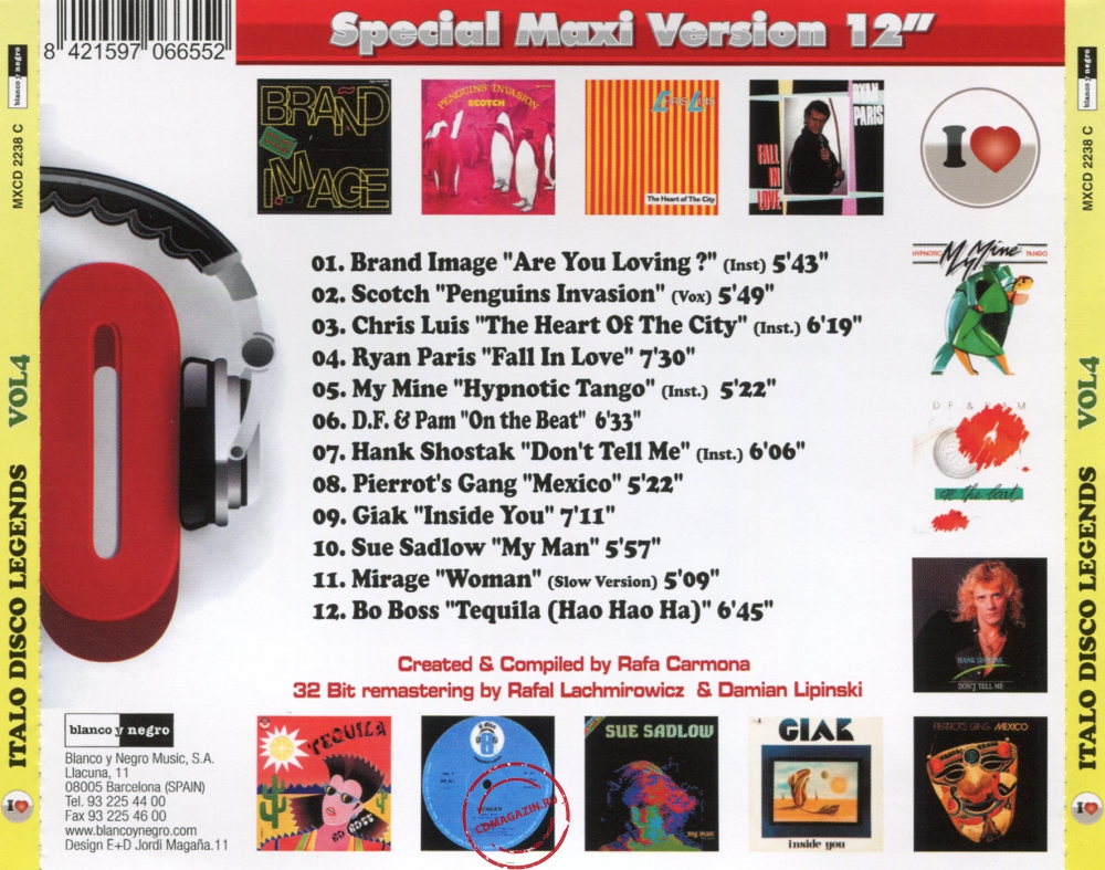 Audio CD: VA Italo Disco Legends (2011) Vol. 4