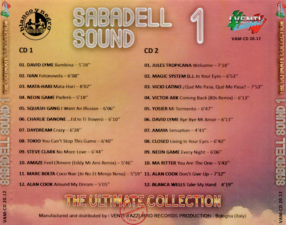 Audio CD: VA Sabadell Sound 1 (2024) The Ultimate Collection Audio CD: VA Sabadell Sound 1 (2024) The Ultimate Collection