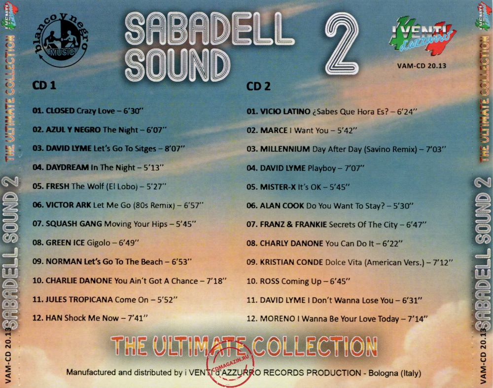 Audio CD: VA Sabadell Sound 2 (2024) The Ultimate Collection Audio CD: VA Sabadell Sound 2 (2024) The Ultimate Collection