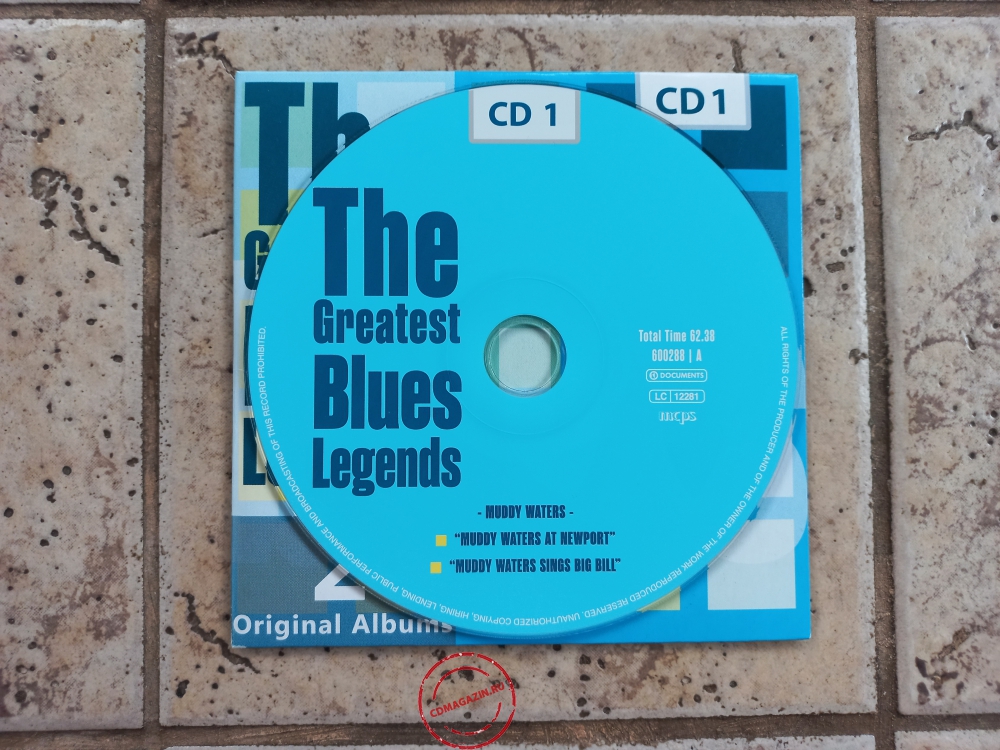 Audio CD: VA The Greatest Blues Legends (2015) Compilation