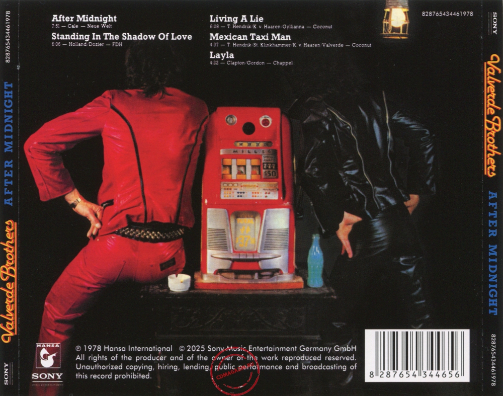 Audio CD: Valverde Brothers (1978) After Midnight