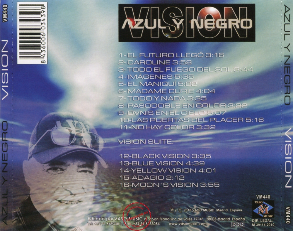 Audio CD: Azul Y Negro (2010) Vision Audio CD: Azul Y Negro (2010) Vision