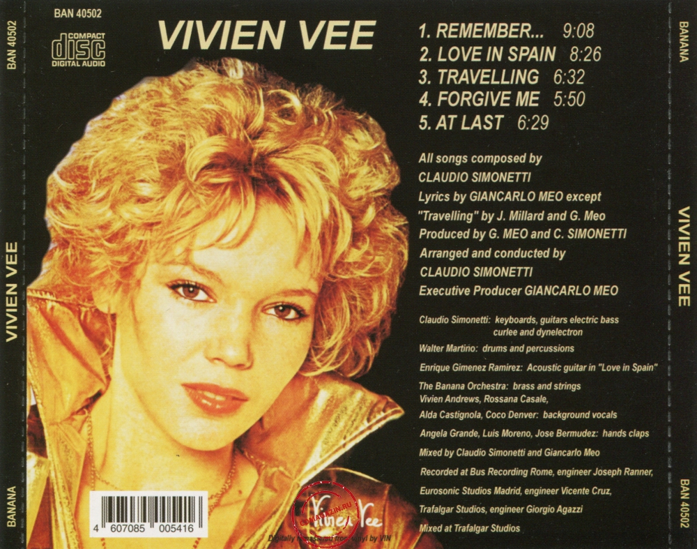 Audio CD: Vivien Vee (1979) Vivien Vee