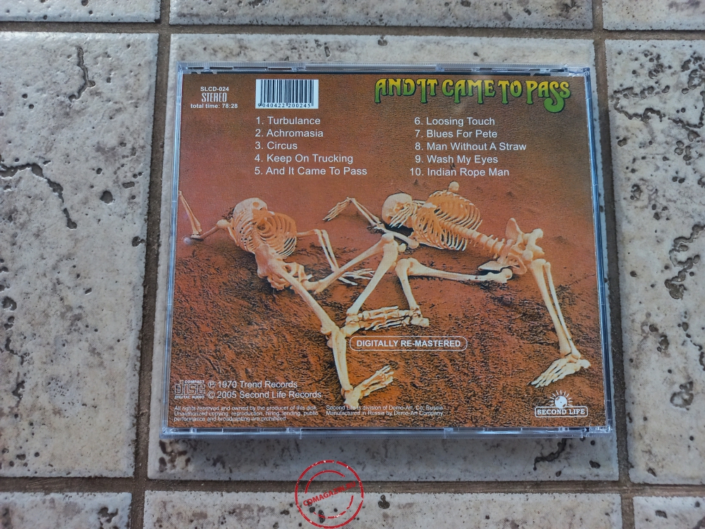 Audio CD: Warm Dust (1970) And It Came To Pass