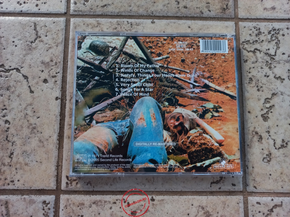 Audio CD: Warm Dust (1970) Peace For Our Time