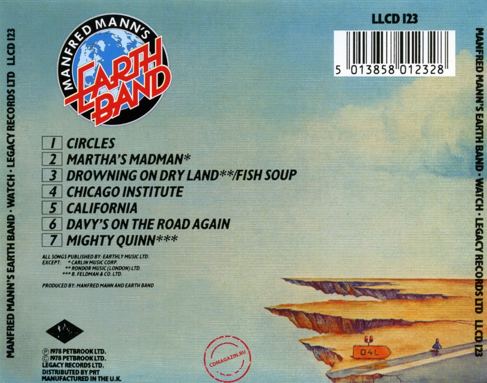 Audio CD: Manfred Mann's Earth Band (1978) Watch Audio CD: Manfred Mann's Earth Band (1978) Watch