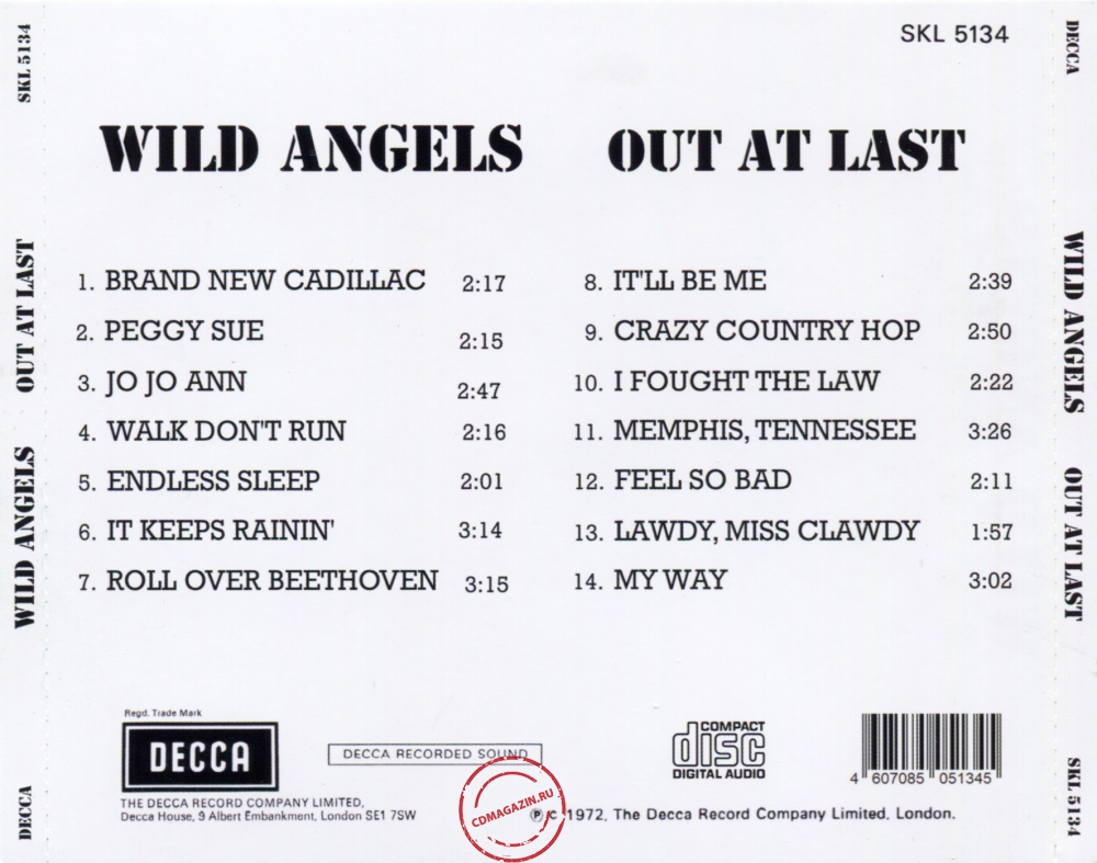 Audio CD: Wild Angels (1972) Out At Last