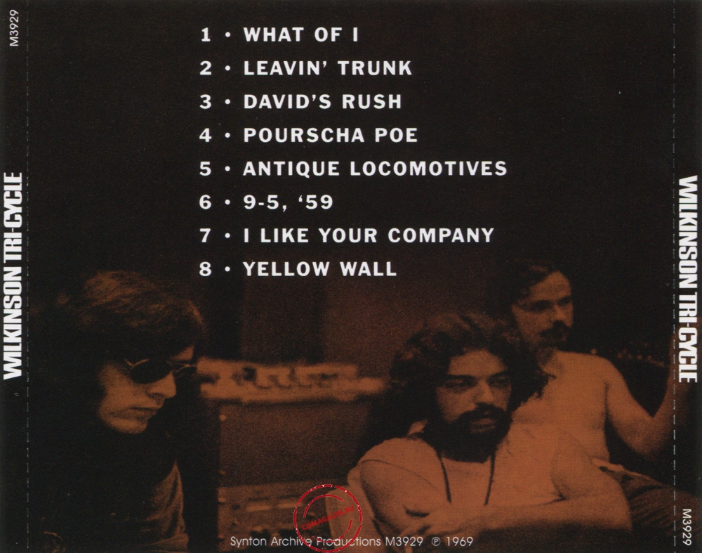Audio CD: Wilkinson Tri-Cycle (1969) Wilkinson Tri-Cycle