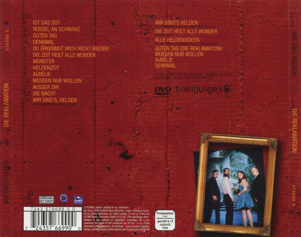 Audio CD: Wir Sind Helden (2003) Die Reklamation