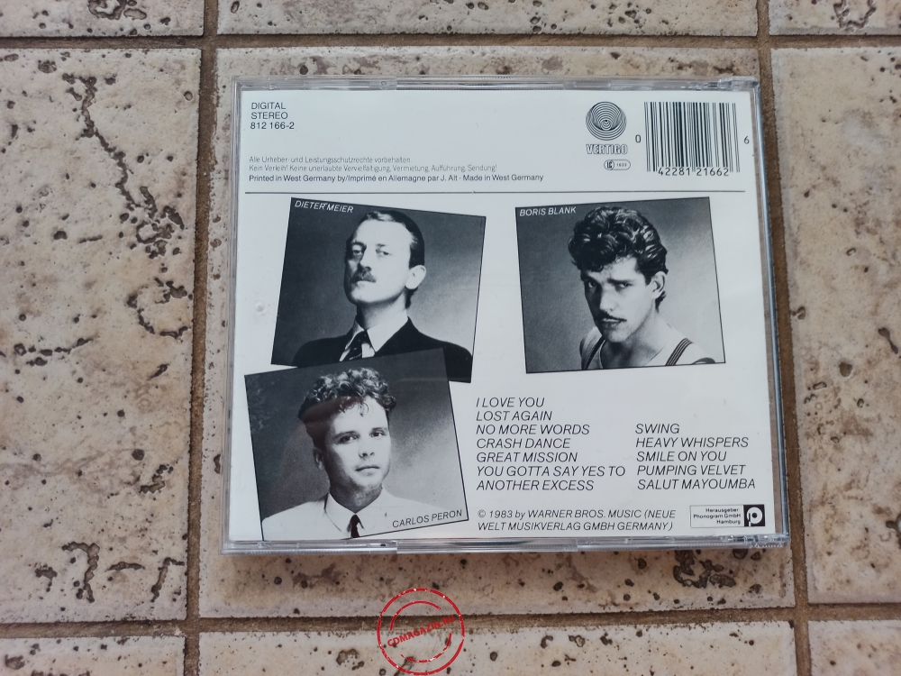 Audio CD: Yello (1983) You Gotta Say Yes To Another Excess