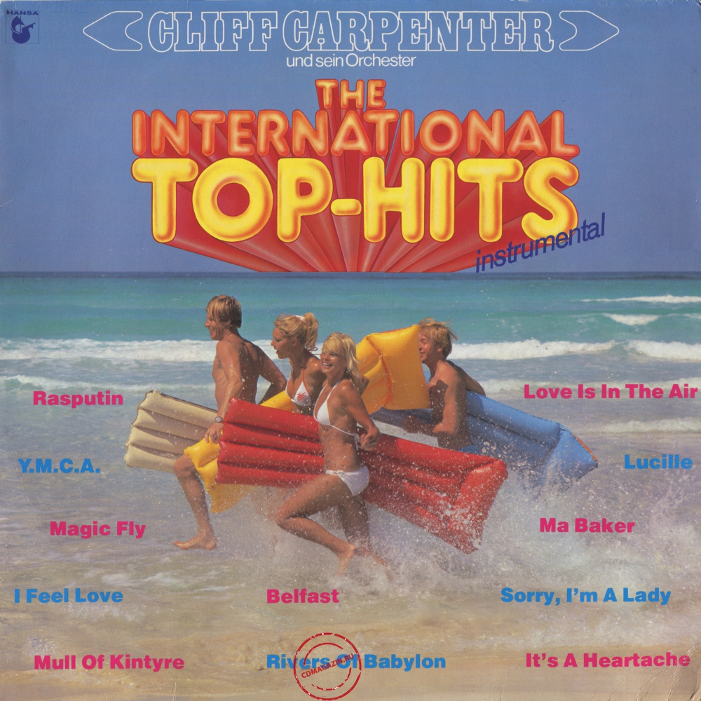 Оцифровка винила: Cliff Carpenter (1979) The International Top-Hits