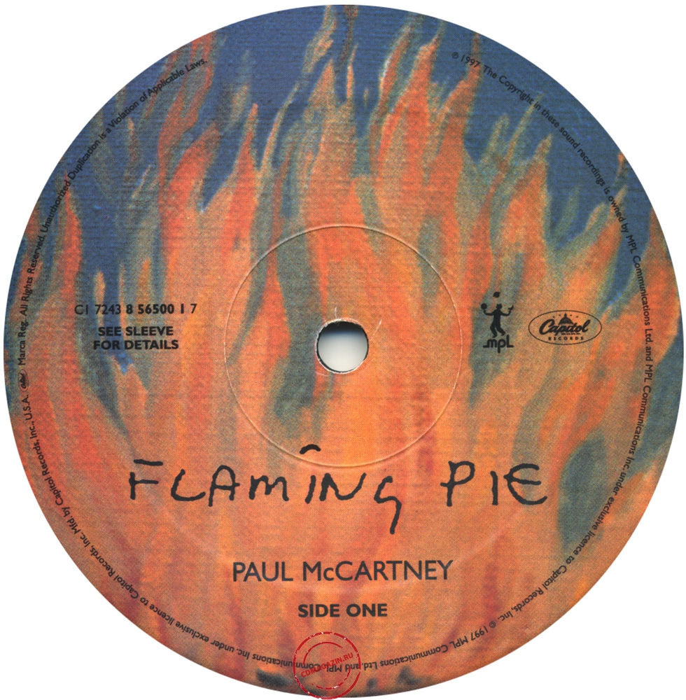 Оцифровка винила: Paul McCartney (1997) Flaming Pie