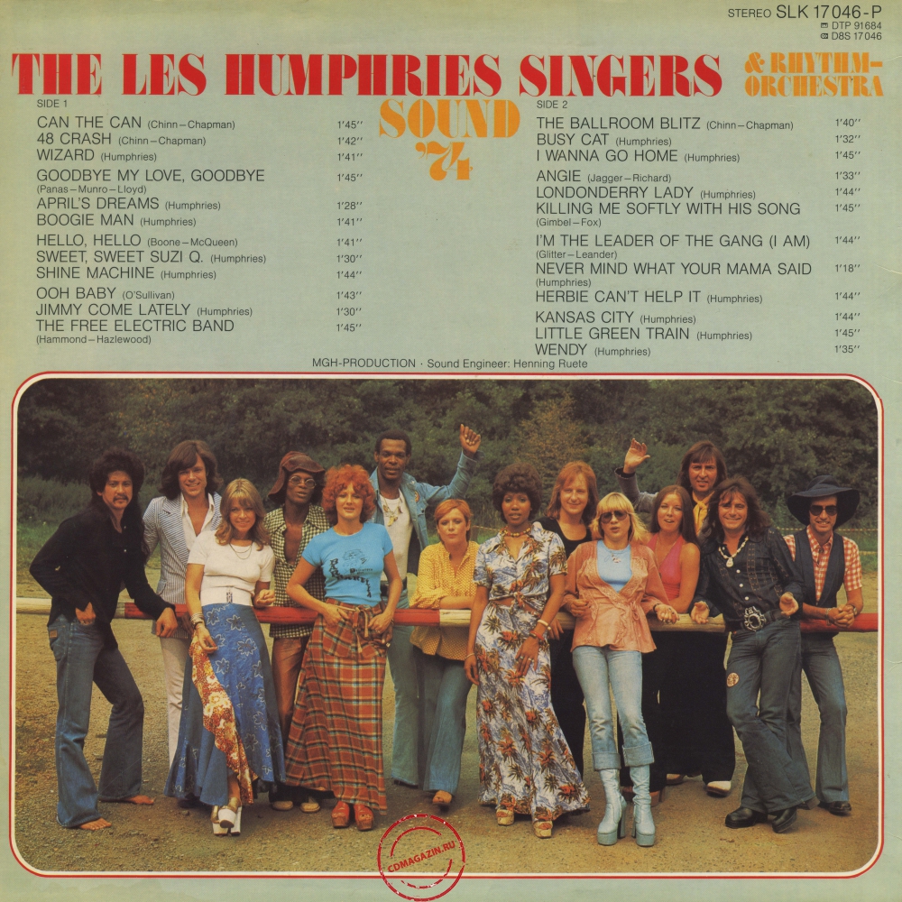 Оцифровка винила: Les Humphries Singers (1974) Sound '74