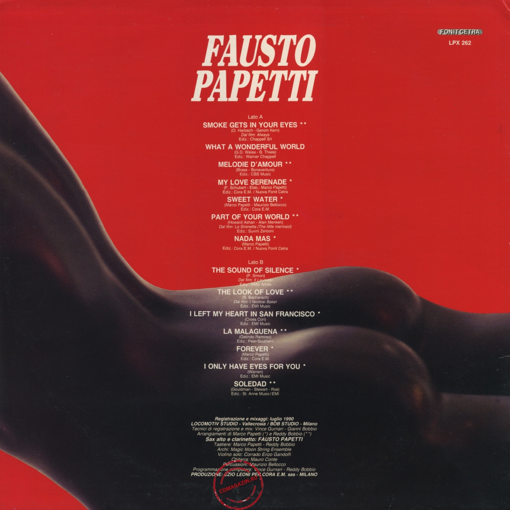 Оцифровка винила: Fausto Papetti (1990) 48a Raccolta