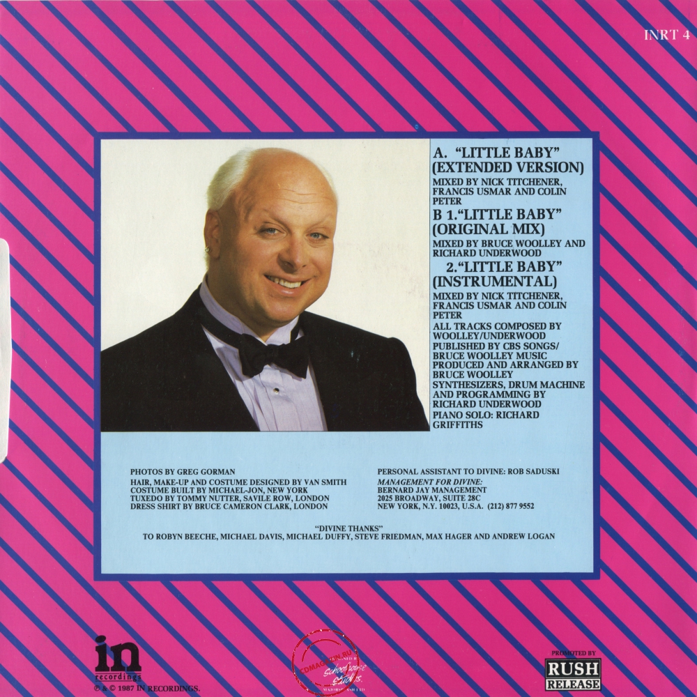 Оцифровка винила: Divine (1987) Little Baby Оцифровка винила: Divine (1987) Little Baby