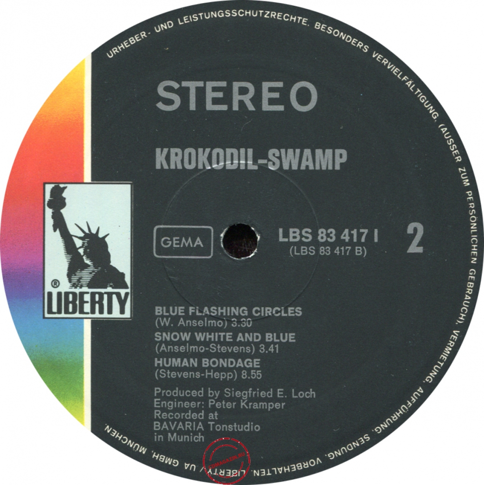 Оцифровка винила: Krokodil (1970) Swamp