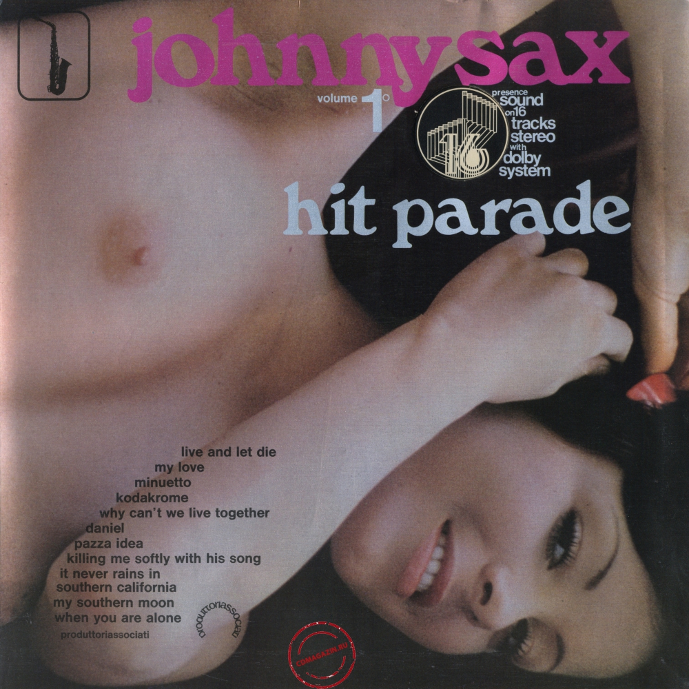 Оцифровка винила: Johnny Sax (1973) Hit Parade Volume 1° Оцифровка винила: Johnny Sax (1973) Hit Parade Volume 1°