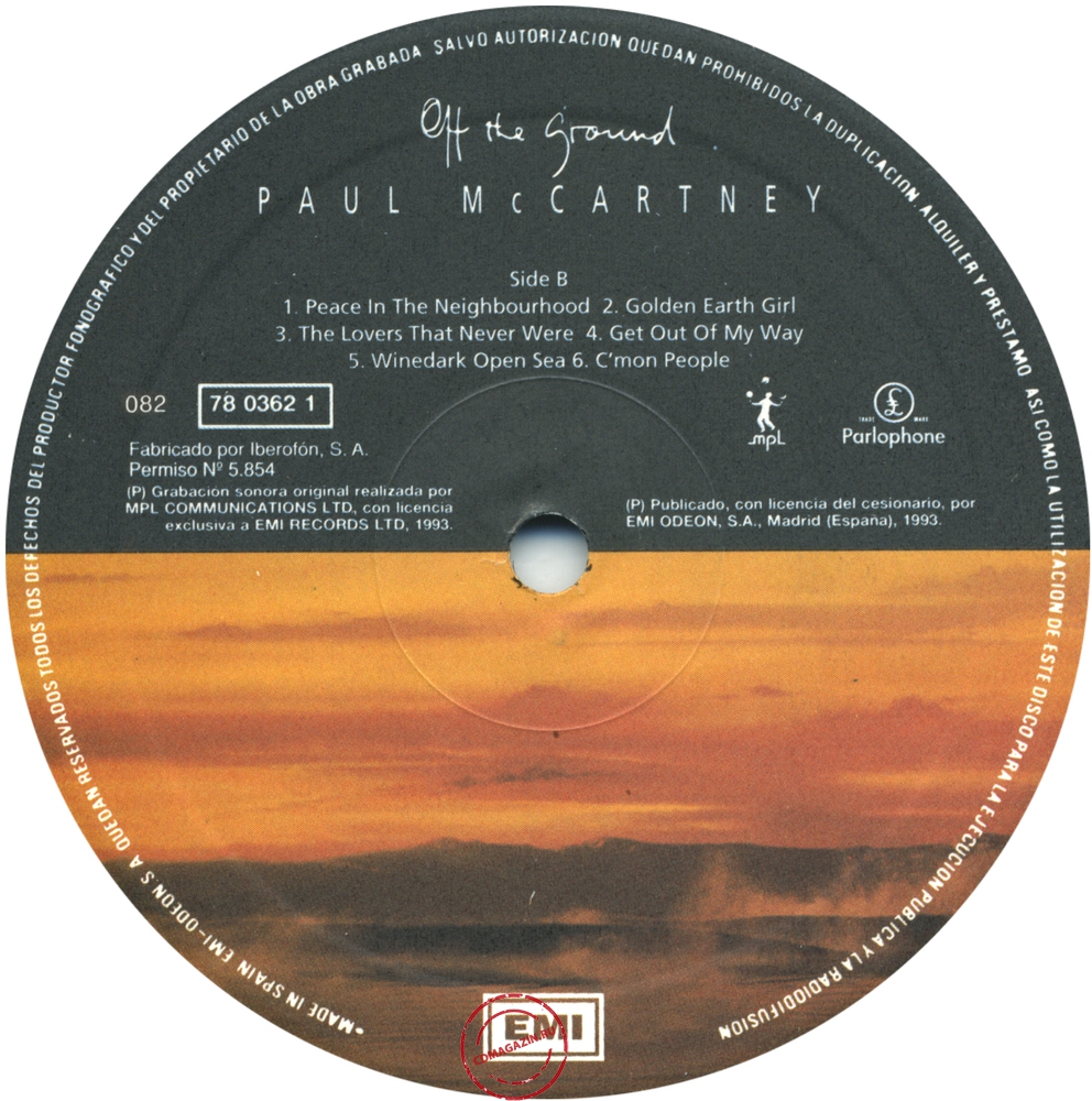 Оцифровка винила: Paul McCartney (1993) Off The Ground