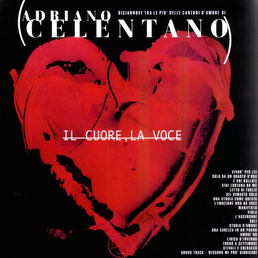 MP3 альбом: Adriano Celentano (2002) Il Cuore,La Voce